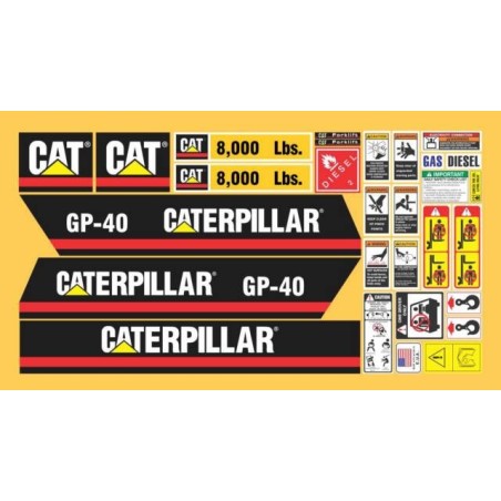 CATERPILLAR MONTACARGAS GP40