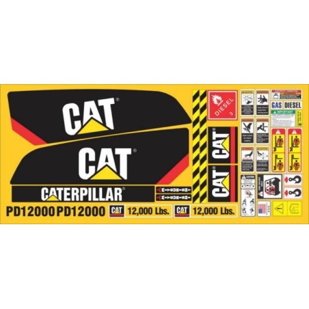 CATERPILLAR MONTACARGAS PD12000