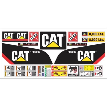 CATERPILLAR MONTACARGAS PD8000 MODERNO