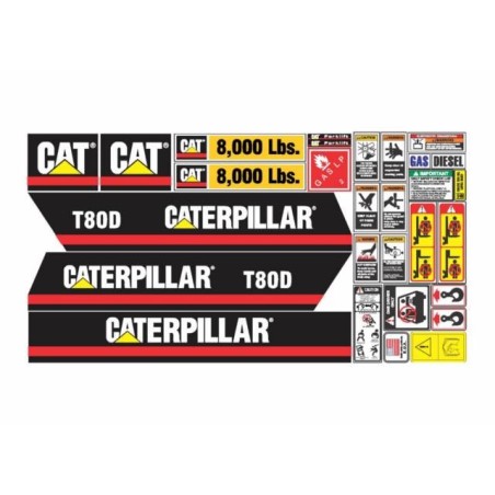 CATERPILLAR MONTACARGAS T80D 8000 LBS