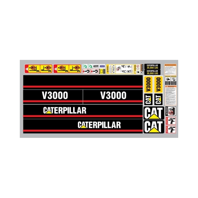 CATERPILLAR MONTACARGAS V3000 30MIL LBS