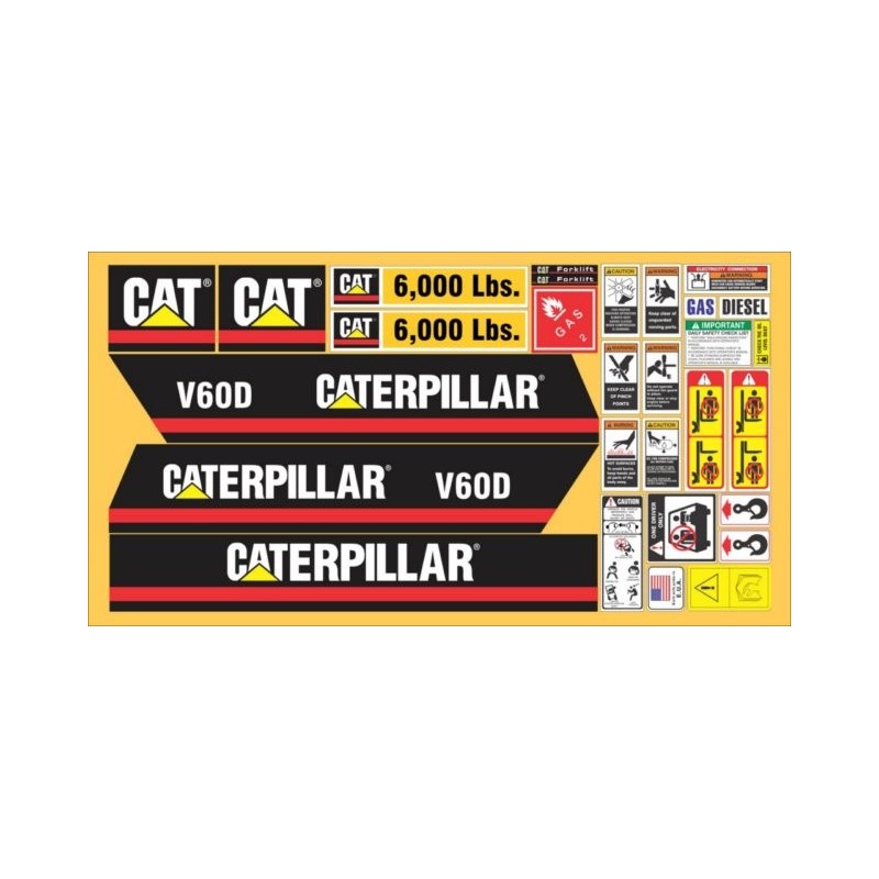CATERPILLAR MONTACARGAS V60D 6000 LBS