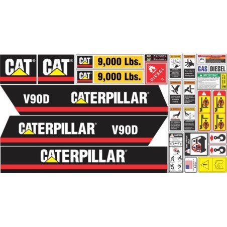 CATERPILLAR MONTACARGAS V90D 9000 LBS