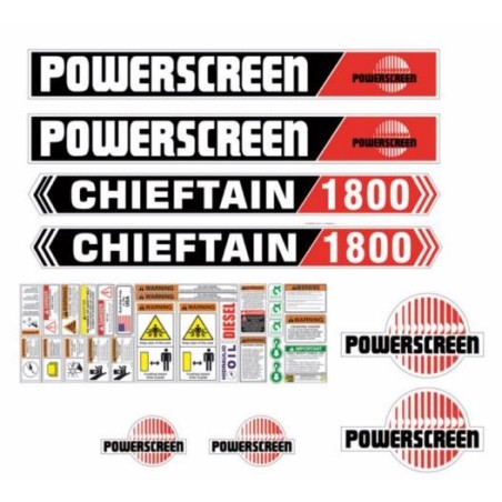 CHIEFTAIN 1800 POWER SCREEN