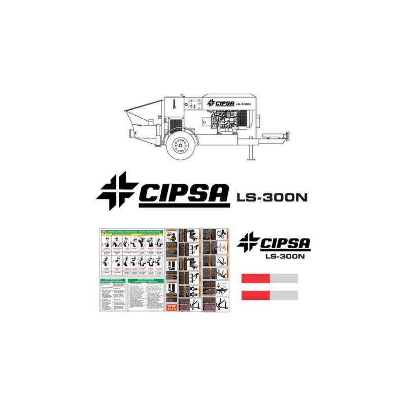 CIPSA LS300N BOMBA DE CONCRETO