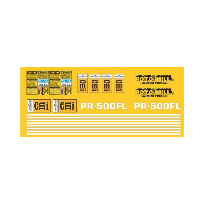 CMI PR500FL PINTANDO FRANJAS NEGRAS