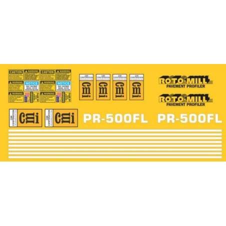 CMI PR500FL PINTANDO FRANJAS NEGRAS