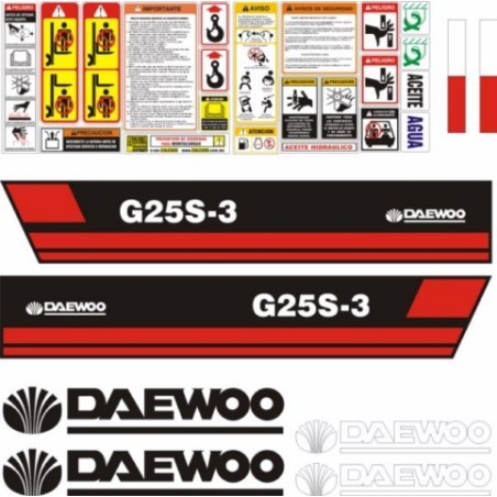 DAEWOO G25S-3 MONTACARGAS