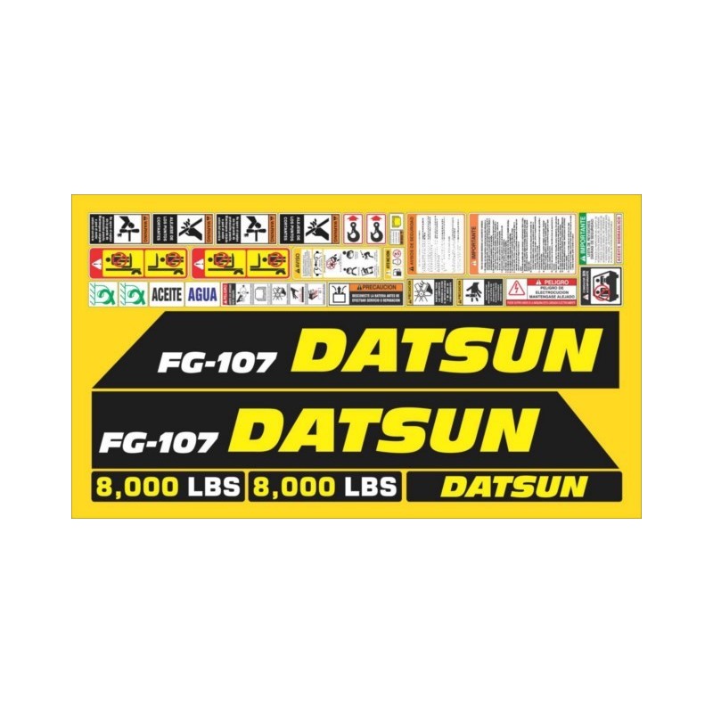 DATSUN FG107 8 MIL LBS