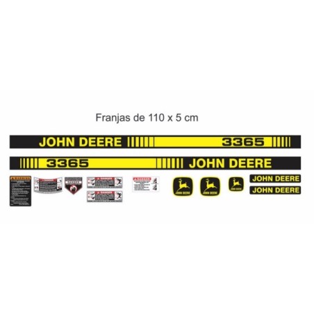 JOHN DEERE 3365 PODADORA