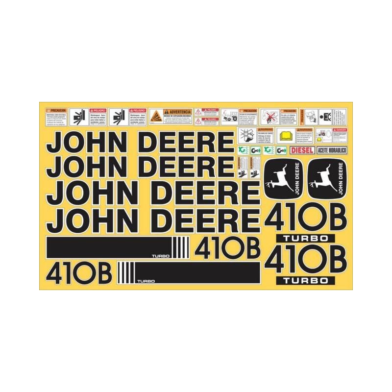 JOHN DEERE 410B TURBO