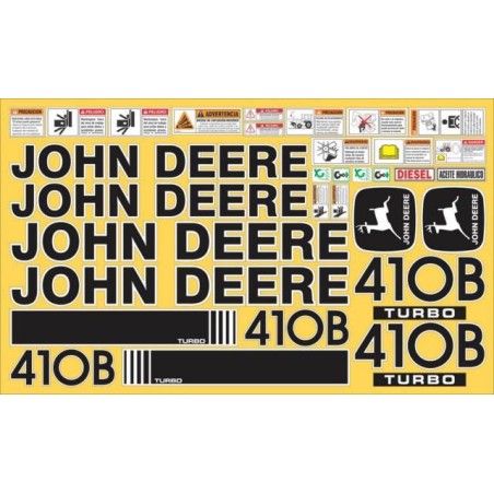 JOHN DEERE 410B TURBO