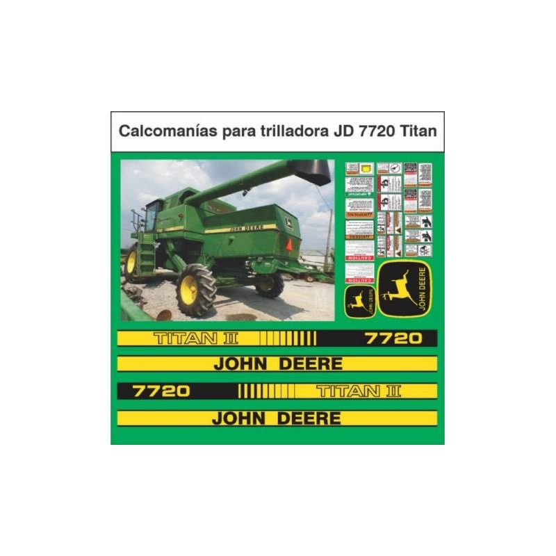 JOHN DEERE 7720 TRILLADORA