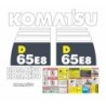 KOMATSU D65 E8 FONDO NEGRO