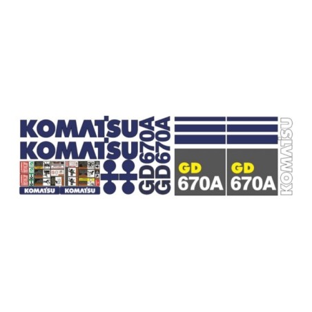 KOMATSU GD670A 2015