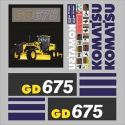 KOMATSU GD675-6