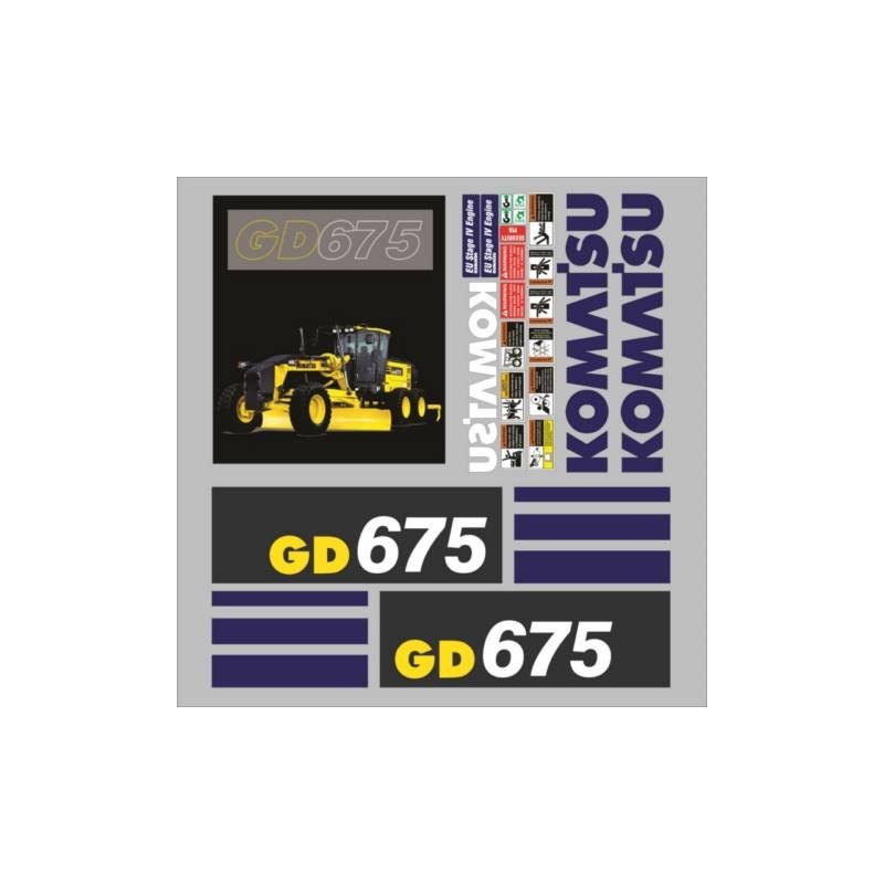 KOMATSU GD675-6