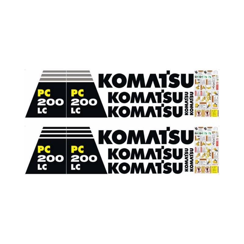 KOMATSU PC200LC VERSION NEGRO