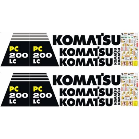 KOMATSU PC200LC VERSION NEGRO