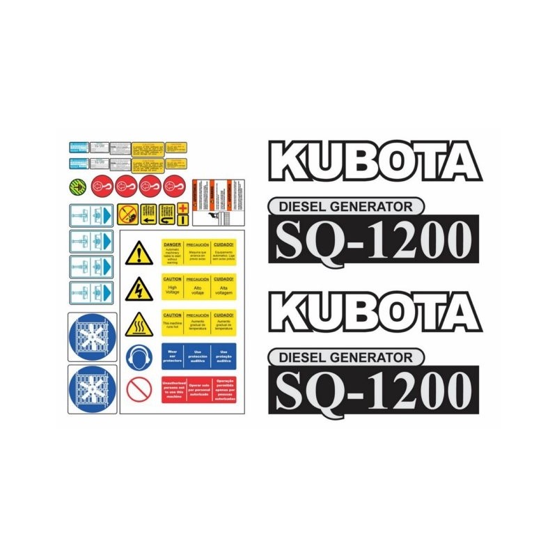 KUBOTA GENERADOR SQ1200
