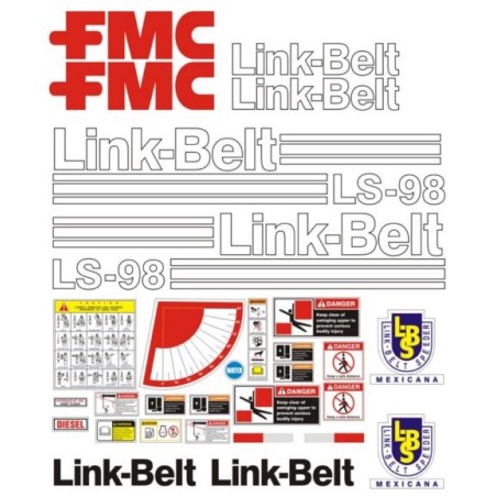 LINK-BELT LS 98 CON FRANJAS