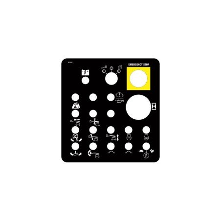 CALCOMANIA PARA TABLERO GENIE Z34-22 CONTROL BOX DECAL 82455