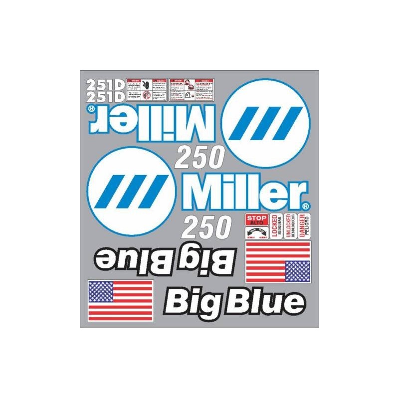 MILLER BIG BLUE 225 AMP 251D