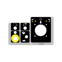 CALCOMANIA PARA TABLERO JLG 1705948 PLATFORM BOX