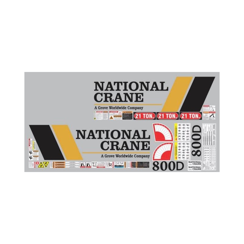 NATIONAL 800D 21 TON