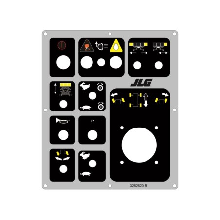 CALCOMANIA PARA TABLERO JLG 3252620 CONTROLLER BOX LID