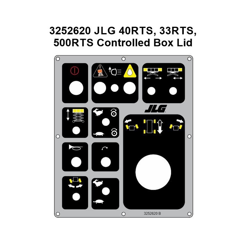 CALCOMANIA PARA TABLERO JLG 40 RTS