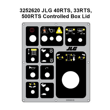 CALCOMANIA PARA TABLERO JLG 40 RTS