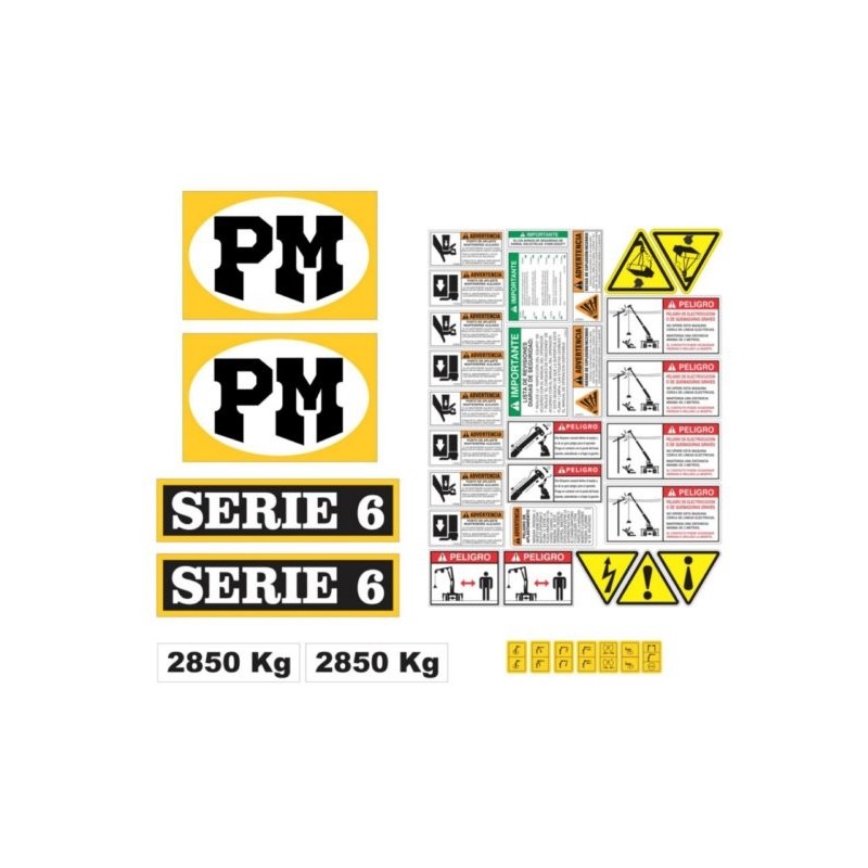 PM SERIE 6 GRUA