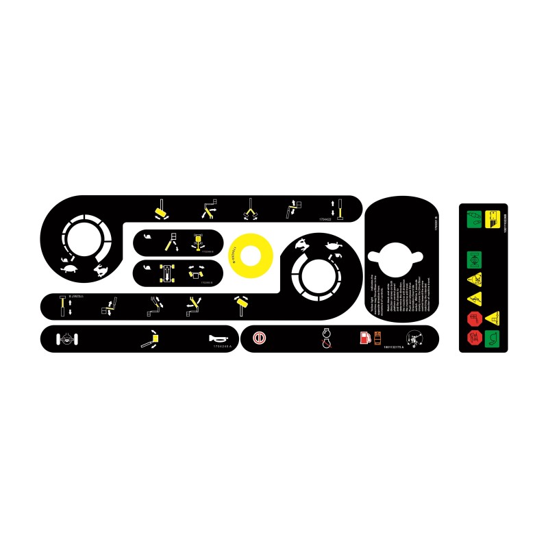 CALCOMANIA PARA TABLERO JLG M600JP TABLERO CANASTILLA