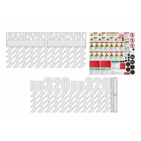 SANDVIK DD320 REFLEJANTE