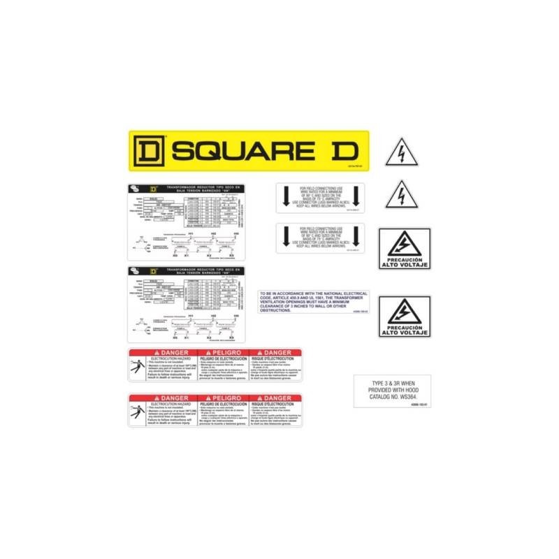 SQUARE D TRANSFORMADOR 112.5 KVA