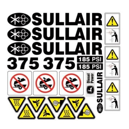 SULLAIR 375 185 PSI JD