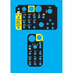 CALCOMANIAS PARA TABLEROS GENIE Z34-22N ELECTRICA TABLEROS