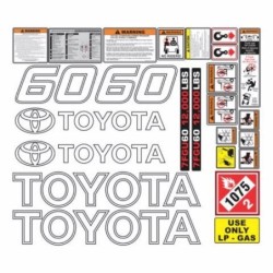 TOYOTA 7FGU60 12 MIL LBS