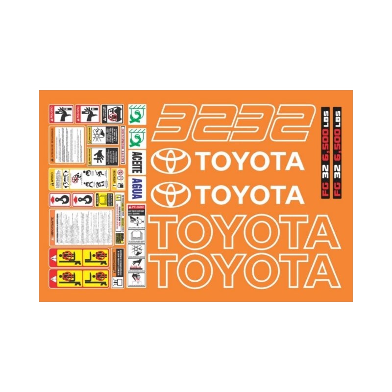 TOYOTA 8FGU32 FG32 6500 LBS