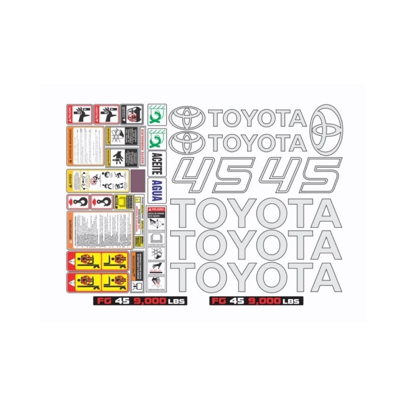 TOYOTA FG45 9000 LBS