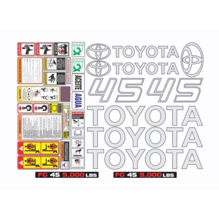 TOYOTA FG45 9000 LBS
