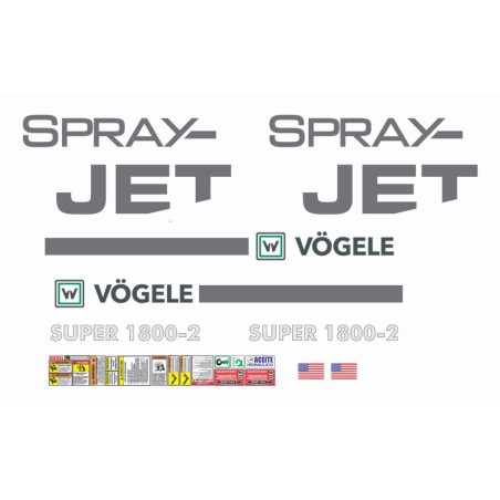 VOGELE SUPER 1800-2 SPRAY JET TIPO 3