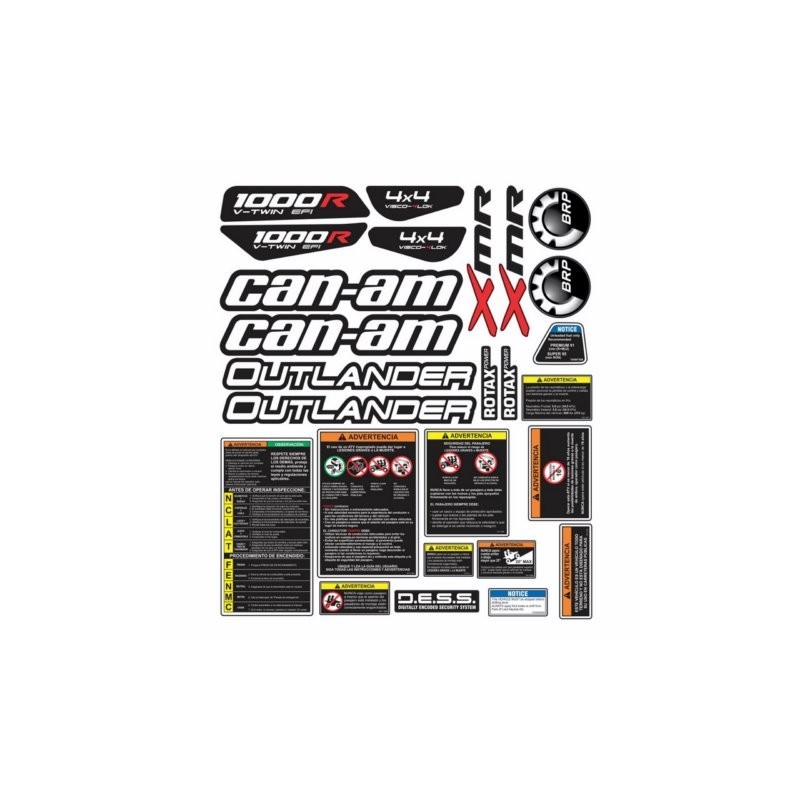 CAN-AM OUTLANDER XMR 1000R GORILA 2021 BLANCO