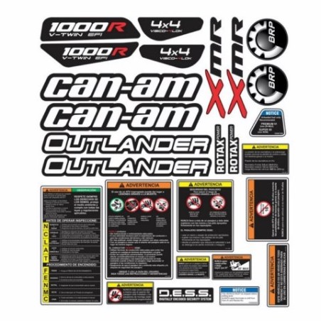 CAN-AM OUTLANDER XMR 1000R GORILA 2021 BLANCO