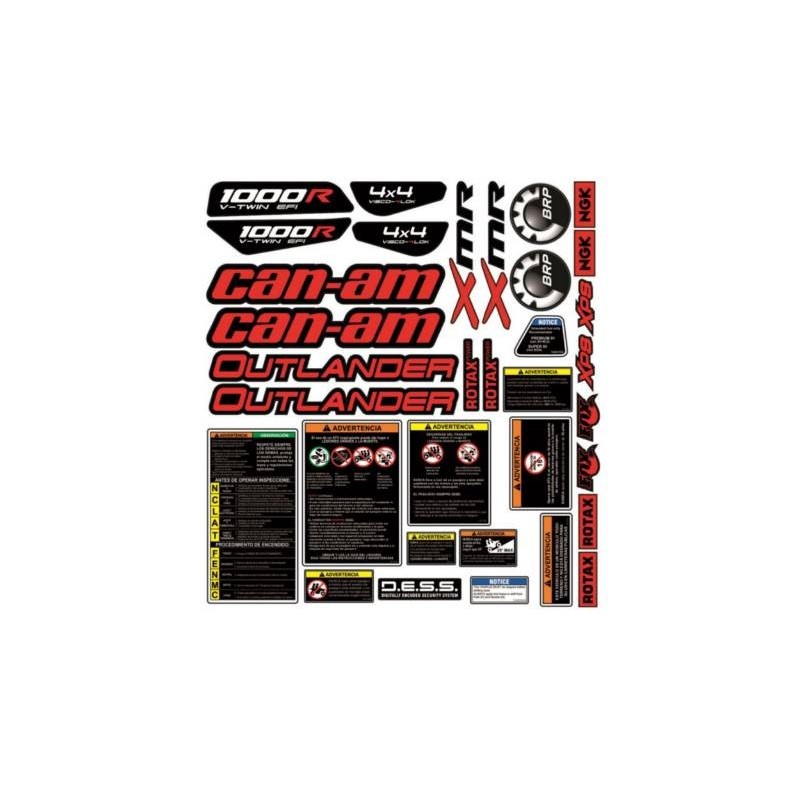 CAN-AM OUTLANDER XMR 1000R GORILA 2021 ROJO