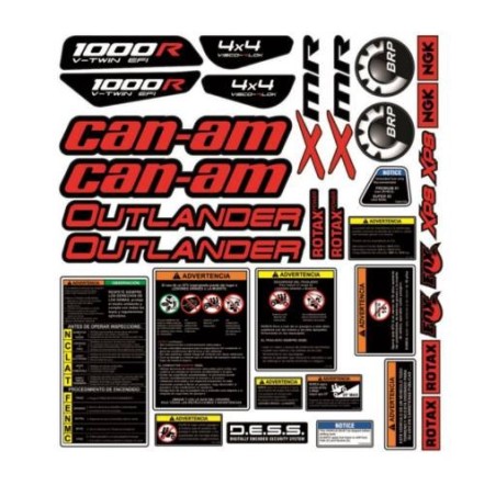 CAN-AM OUTLANDER XMR 1000R GORILA 2021 ROJO