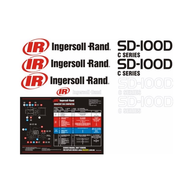 INGERSOLL RAND SD100D SIN FRANJAS