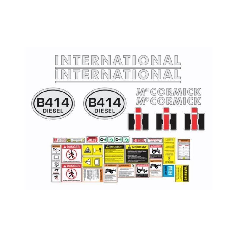 INTERNATIONAL B414 TRACTOR AGRICOLA