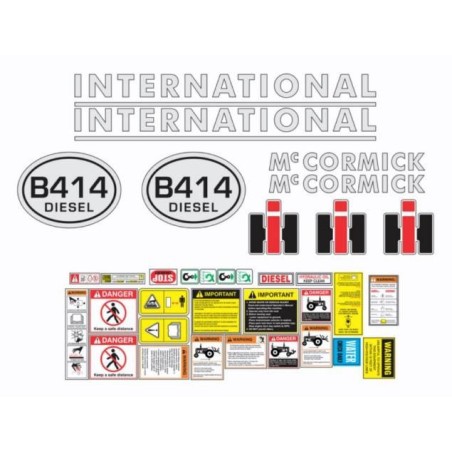 INTERNATIONAL B414 TRACTOR AGRICOLA